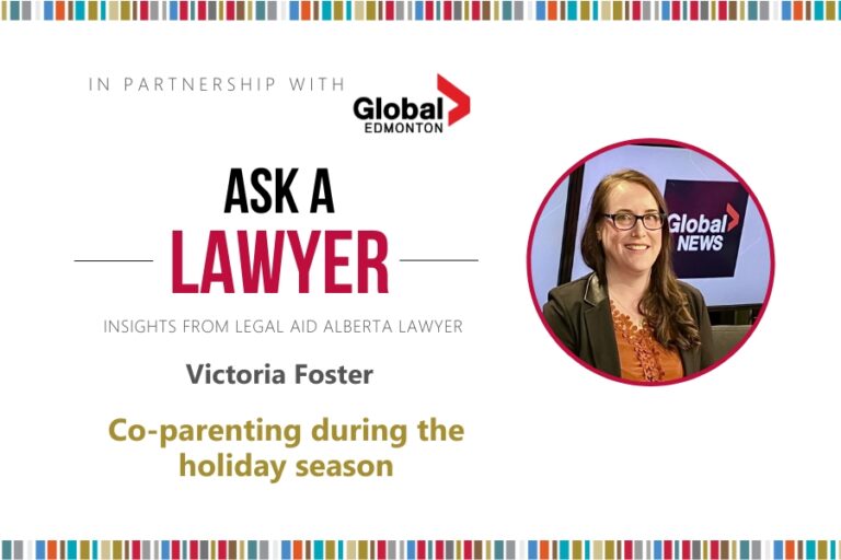 Co-parenting during the holiday season - Legal Aid Alberta